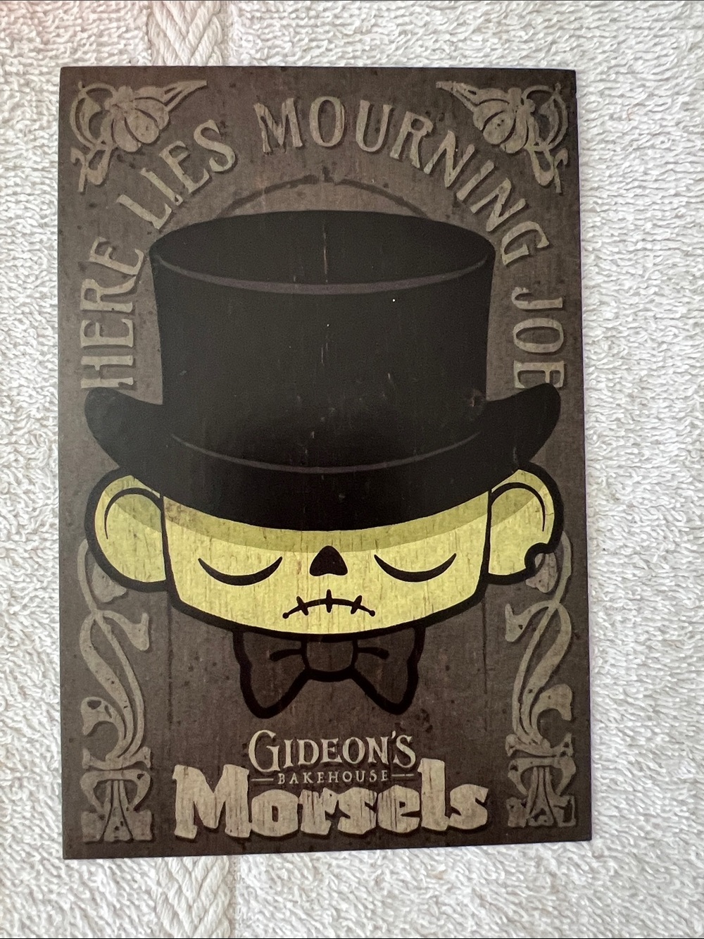 Gideon’s Bakehouse March Menu Card